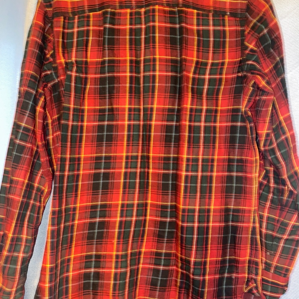 Ralph Lauren Jeans plaid button up. - Picture 2 of 3